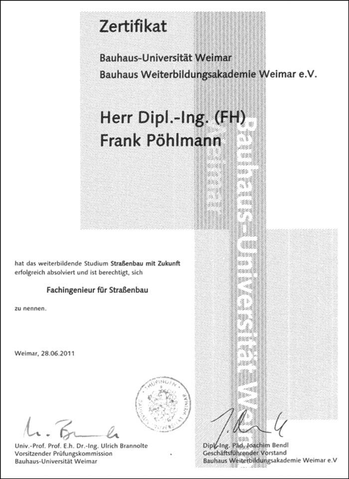 Zertifikat-wba2, Frank Pöhlmann, Cloud-Vermessung + Planung GmbH, Bad Windsheim